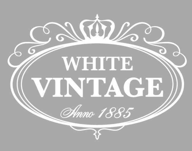 Möbeltattoo white vintage anno