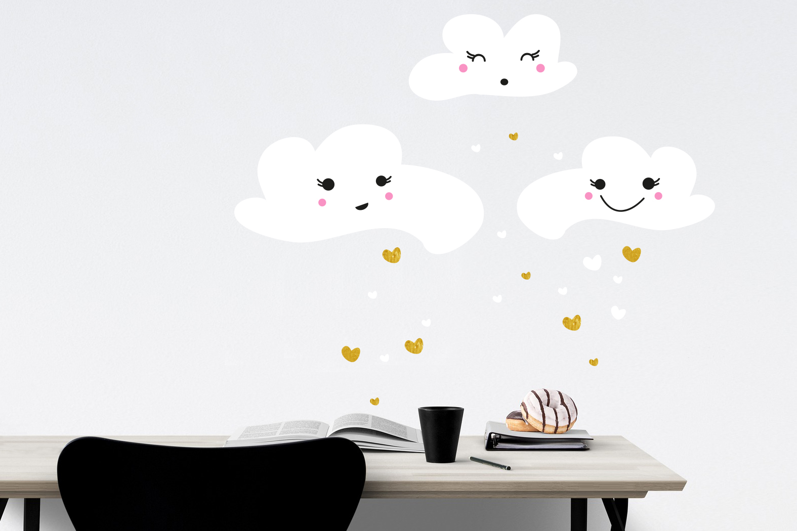 Wandtattoo Kinderzimmer Wolken