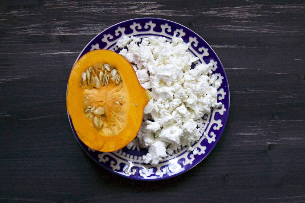 Kürbisbrot Rezept mit Cashews und Feta
