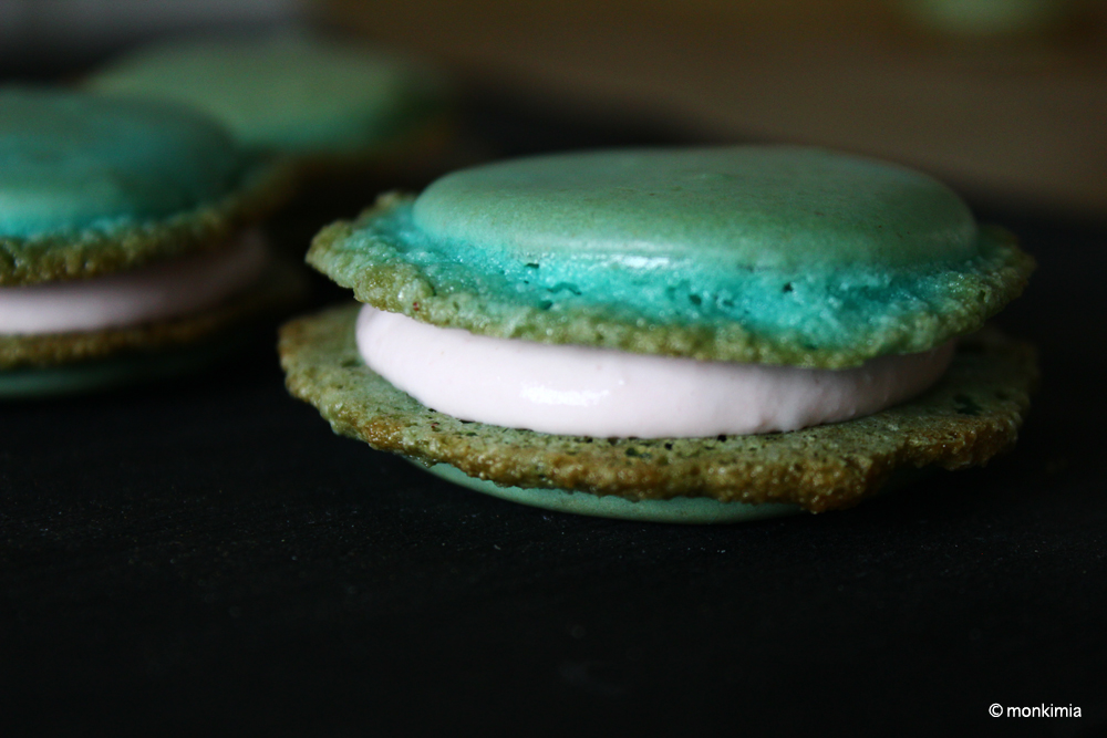 Macarons Erdbeer-Mascarpone-Füllung