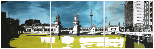 Monkimia – Oberbaumbrücke Berlin Kunst