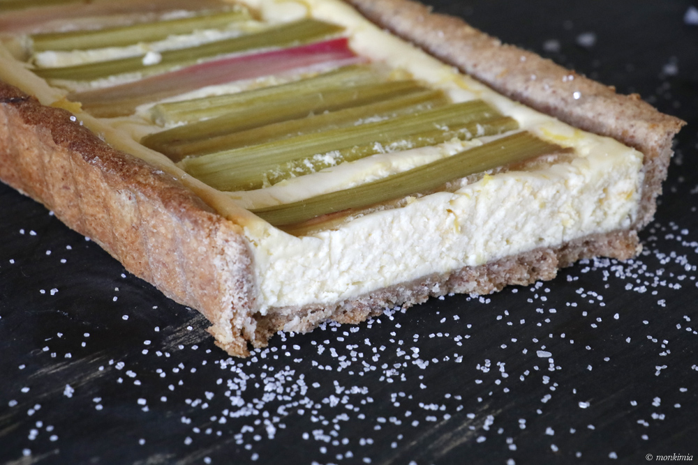 Rhabarber Käsekuchen Tarte