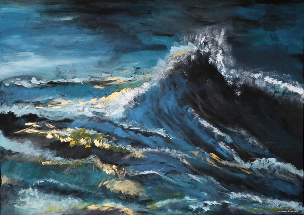 Ghost Ship monkimia Art Wasser Meer malen
