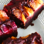 Pflaumen Ziegenkaese Schokokuchen